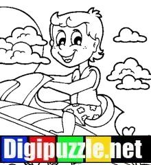zomer-kleurplaat
