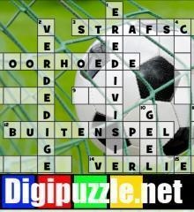 voetbal-kruiswoordpuzzel